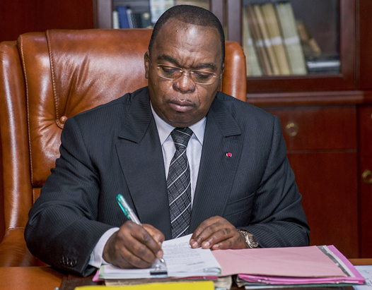 Ministre des Finances MOTAZE