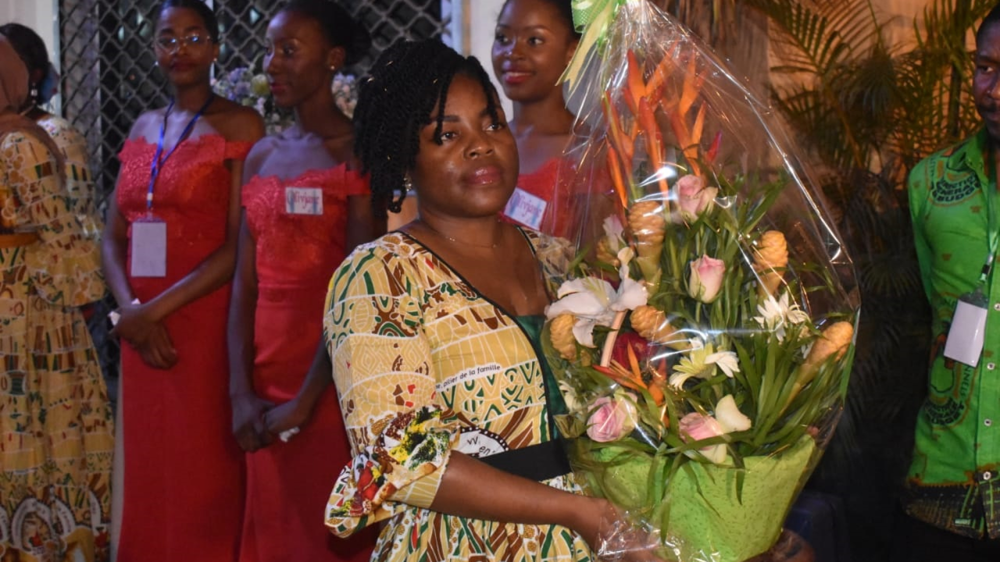 remise du bouquet